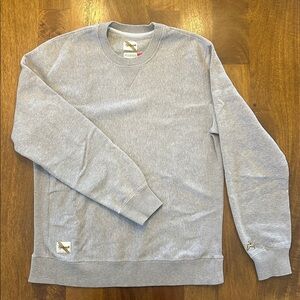 M’s Tracksmith Trackhouse Crew - L - Grey